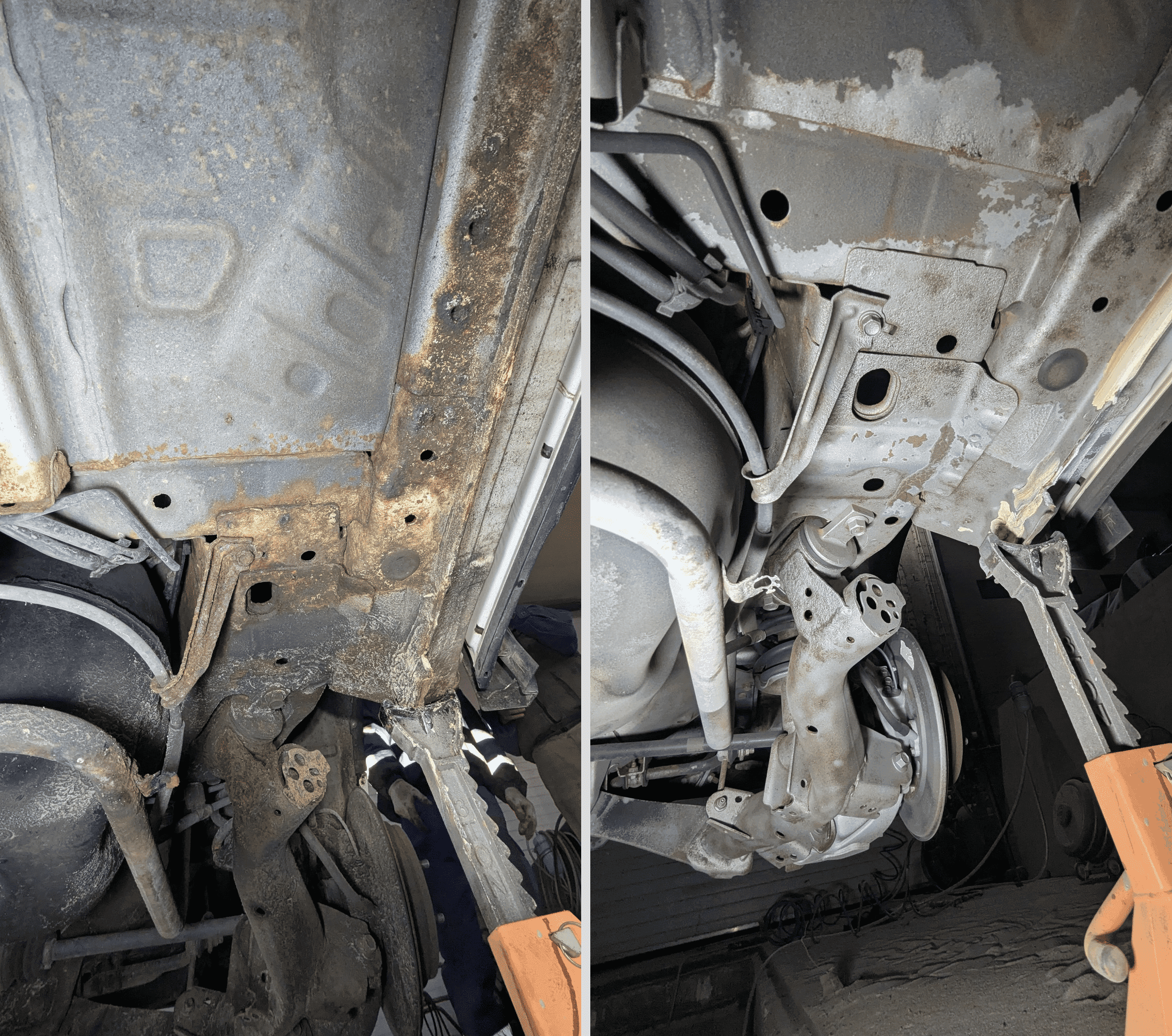 Podwozie po piaskowaniu – Łowicz